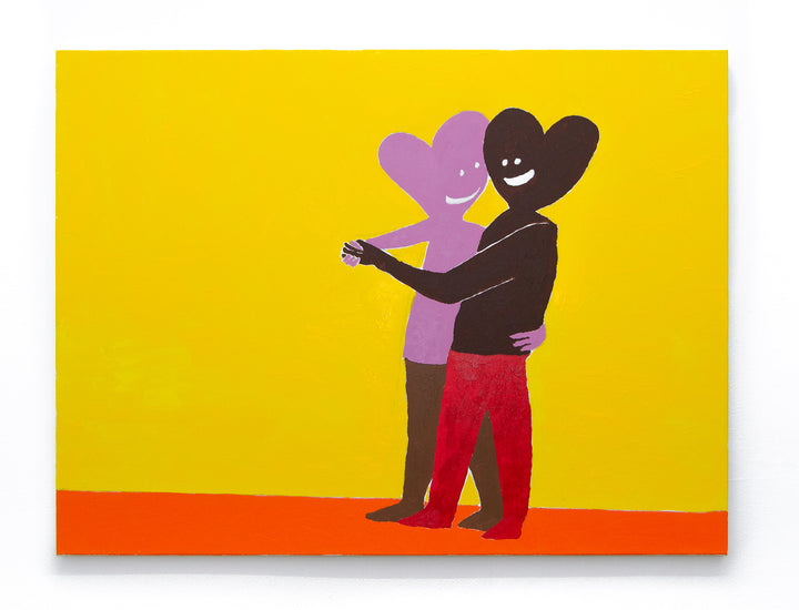 Untitled Heart Head Painting #1