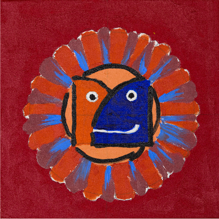 baby blue blue jeans by Mark Gonzales