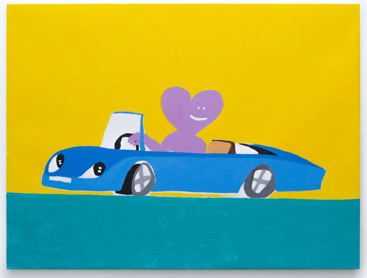 Untitled Heart Head Painting #2