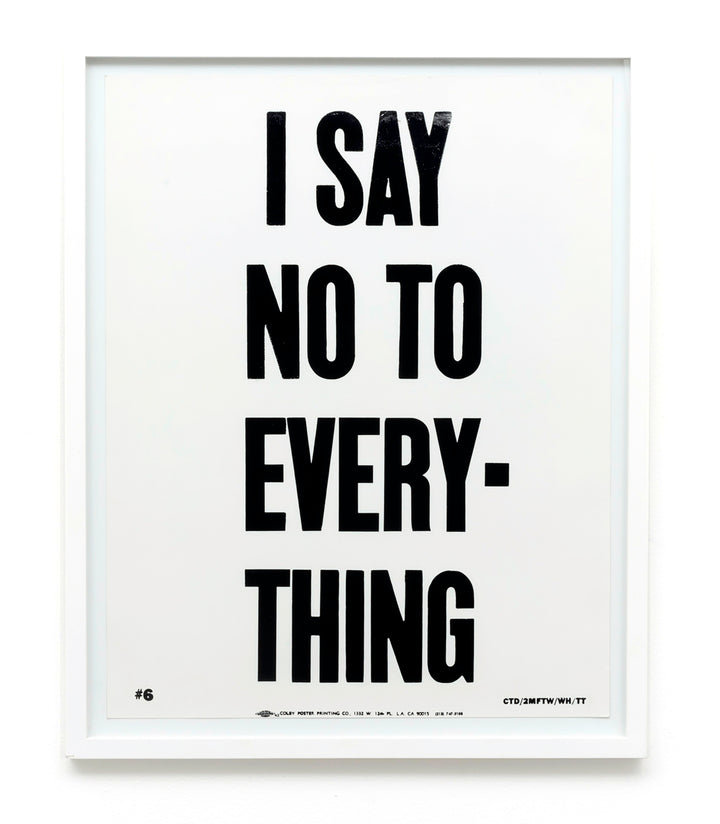 Cali DeWitt - I Say No To Every-Thing - Colby Poster