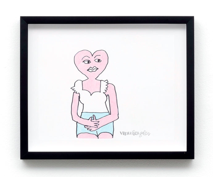 Mark Gonzales 'Untitled Drawing #96' (Framed)