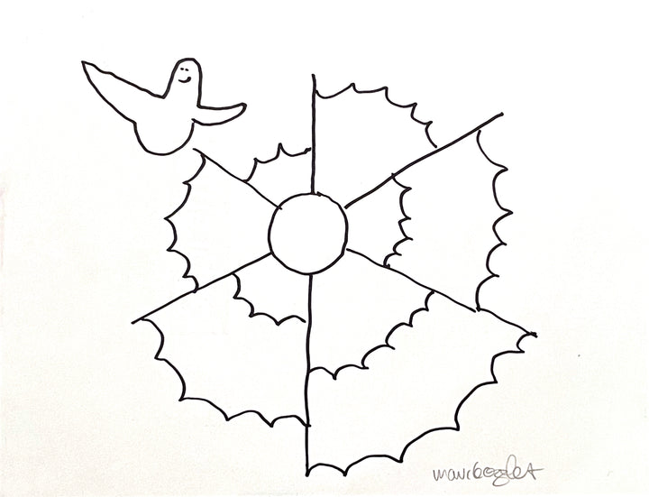 Mark Gonzales - Kaleidoscope Drawing #9