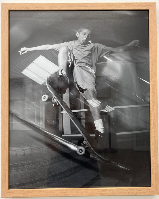 Spike Jonze “Guy Mariano  F-side nose grind Los Angeles 1991”