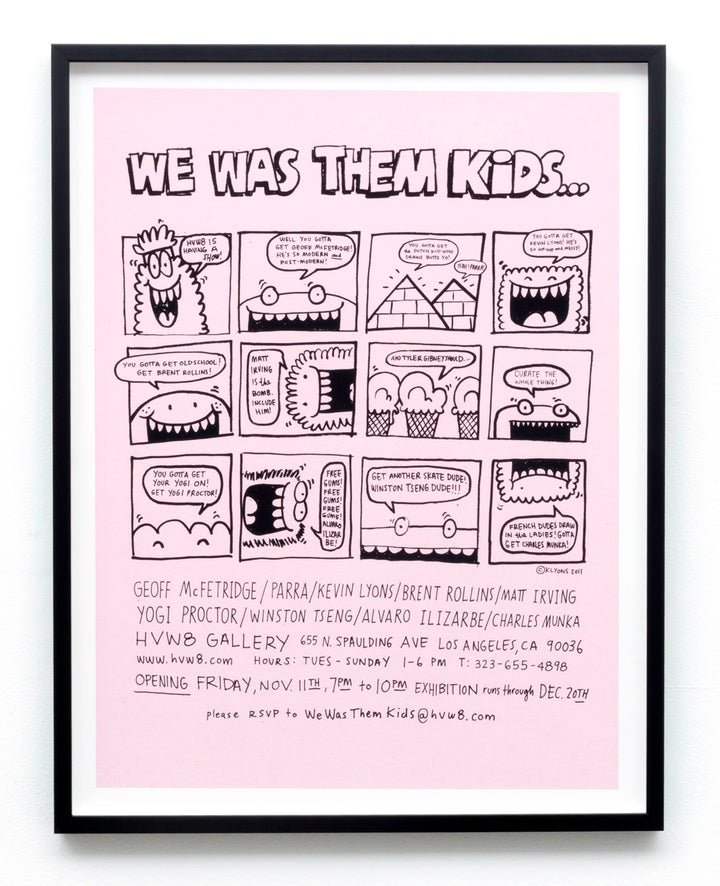 Kevin Lyons 'We Was Them Kids, 2011' - Exhibition Print