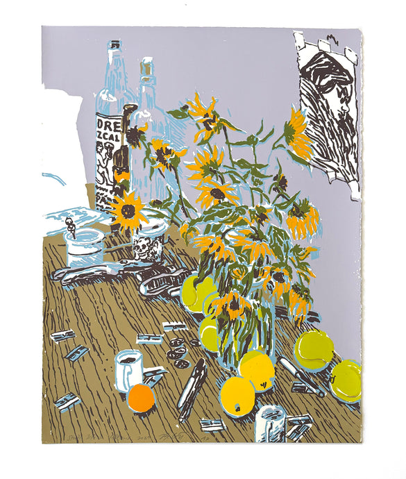 Brian Lotti - Studio life in yellows