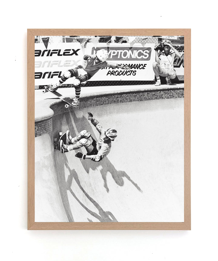 William Sharp - Scott Foss & Mike McGill doubles Pipeline, Upland 1979