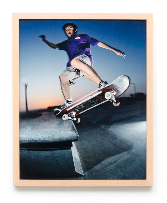 Spike Jonze 'Mark Gonzales Fakie nosegrind Santa Monica 1991'