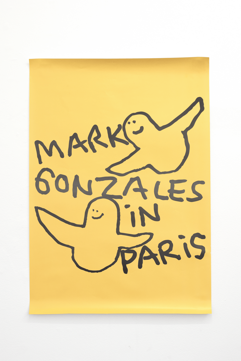 HVW8 Mark Gonzales In Paris Street Poster