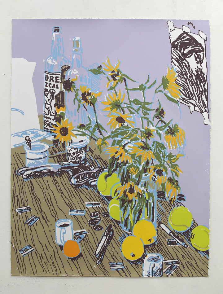 Brian Lotti - Studio life in yellows