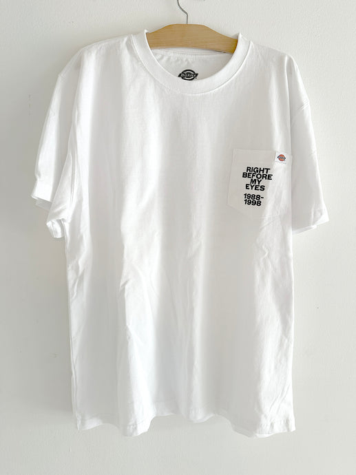 Exclusive Right Before My Eyes Exhibition pocket tee